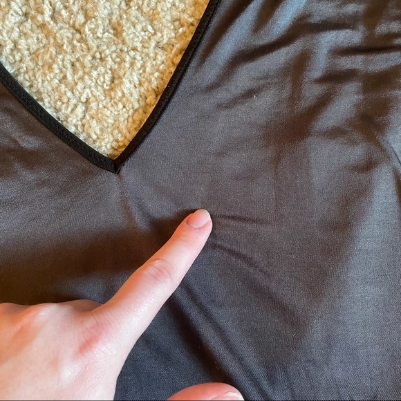 Diesel Short Sleeve Dress Size Medium Satin Grey with Black Trim Casual Cool - Picture 9 of 12